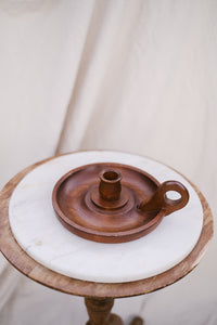 Baby When the Lights Go Out Wooden Candle Holder