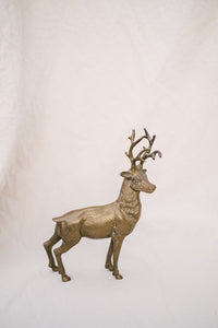 Oh Deer Brass Reindeer