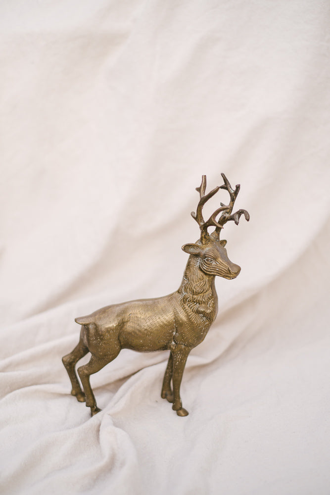 Oh Deer Brass Reindeer