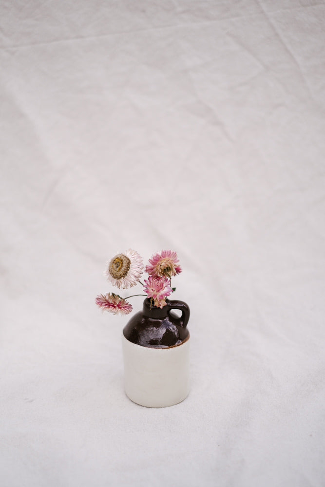 Small stoneware crock
